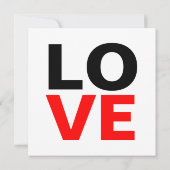 Einzigartige Rote Liebe Romantik (Rückseite)