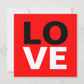 Einzigartige Rote Liebe Romantik (Vorderseite)