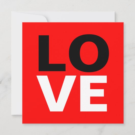 Einzigartige Rote Liebe Romantik (Vorderseite)