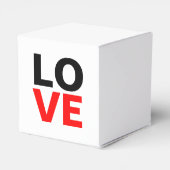 Einzigartige Rote Liebe Romantik Geschenkschachtel (Rückseite)