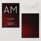 Einzigartige rote Wandziegel, schlicht Visitenkarte (Vorne/Hinten)