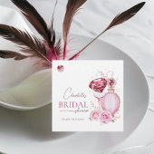 einzigartige Ruben und Rose-Brautparty Geschenkanhänger