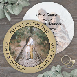 Einzigartige Rundreise mit dem Foto Schwarz & Gold Save The Date