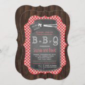 Einzigartige rustikale Mason Jar Chalkboard Baby D Einladung (Vorne/Hinten)