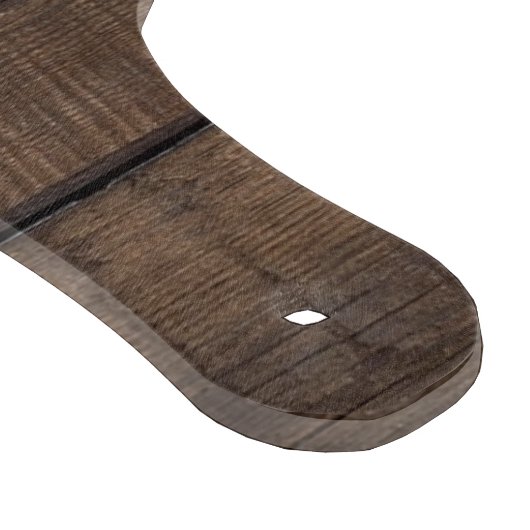 Einzigartige Rustikale Newlyweds Wedding Monogram Schneidebrett (Ecke)