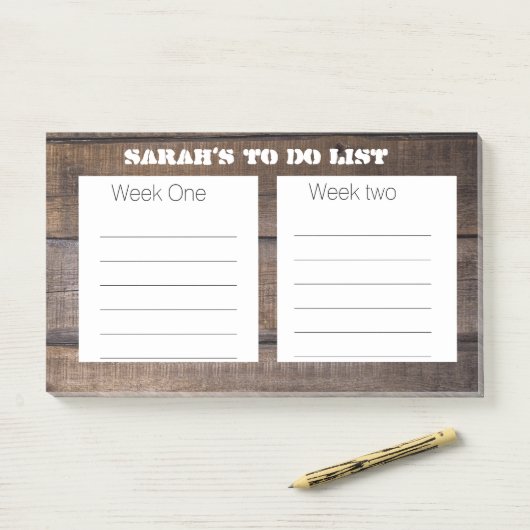 Einzigartige rustikale Organisierte Dinge, um benu Post-it Klebezettel (Auf Schreibtisch)