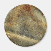 Einzigartige Rusty White Textur Magnet (Vorne)