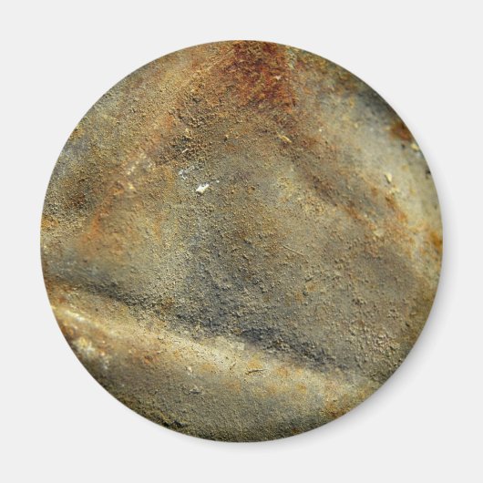 Einzigartige Rusty White Textur Magnet (Vorne)