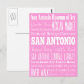 Einzigartige San Antonio, Texas Geschenkidee Postkarte (Vorne/Hinten)