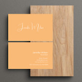 Einzigartige saubere handgeschriebene Skriptpaste Visitenkarte