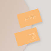 Einzigartige saubere handgeschriebene Skriptpaste Visitenkarte