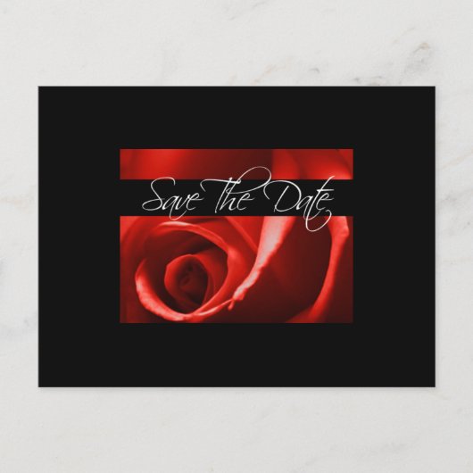 Einzigartige Save the Date Karte (Vorderseite)