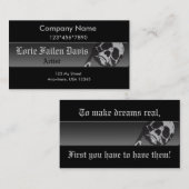 Einzigartige Schädel-Visitenkarte, Visitenkarte (Vorne/Hinten)