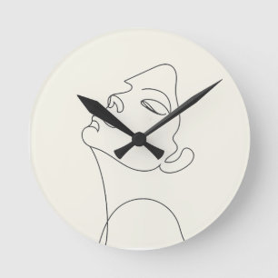 einzigartige Schlüsselanhänger Runde Wanduhr