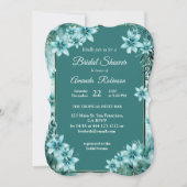 Einzigartige Schneeflocke Festsaison Einladung (Vorderseite)