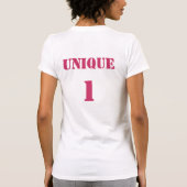 Einzigartige Schneeflocke T-Shirt (Rückseite)