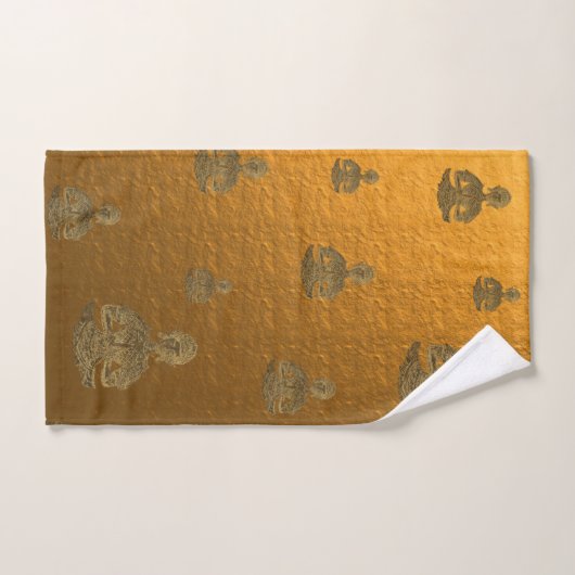 einzigartige, schöne, farbenfrohe, gemalte Muster Badhandtuch Set (Handtuch)