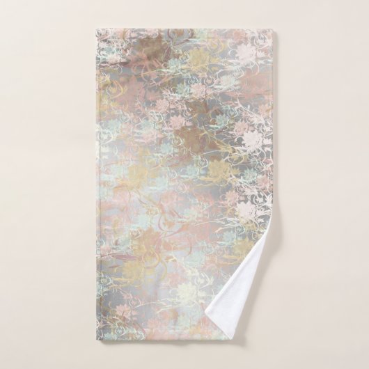 einzigartige, schöne, farbenfrohe, gemalte Muster Badhandtuch Set (Handtuch)