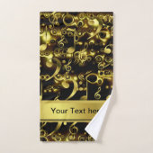 einzigartige, schöne, farbenfrohe, gemalte Muster Badhandtuch Set (Handtuch)