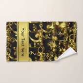 einzigartige, schöne, farbenfrohe, gemalte Muster Badhandtuch Set (Handtuch)