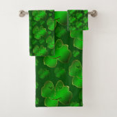 einzigartige, schöne, farbenfrohe, gemalte Muster Badhandtuch Set (Insitu)