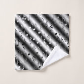 einzigartige, schöne, farbenfrohe, gemalte Muster Badhandtuch Set (Waschlappen)