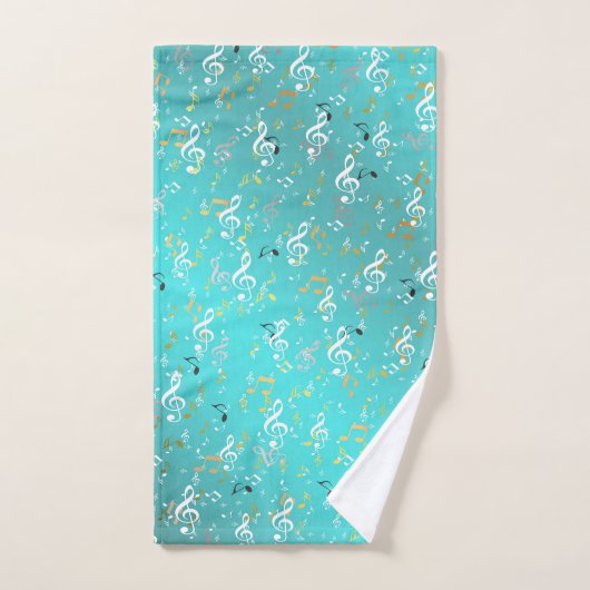 einzigartige, schöne, farbenfrohe, gemalte Muster Badhandtuch Set (Handtuch)