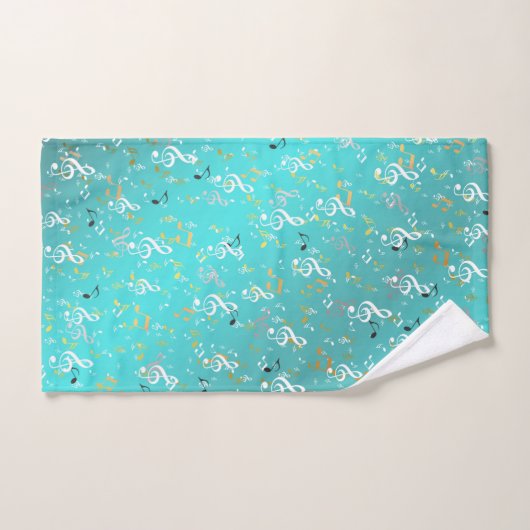 einzigartige, schöne, farbenfrohe, gemalte Muster Badhandtuch Set (Handtuch)