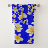 einzigartige, schöne, farbenfrohe, gemalte Muster Badhandtuch Set (Insitu)