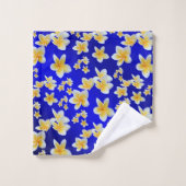 einzigartige, schöne, farbenfrohe, gemalte Muster Badhandtuch Set (Waschlappen)