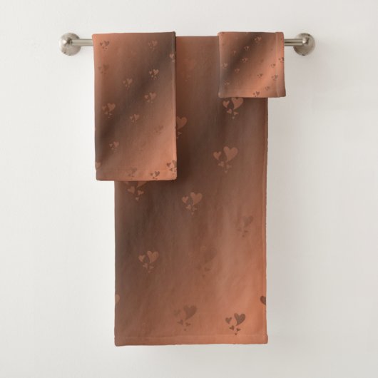 einzigartige, schöne, farbenfrohe, gemalte Muster Badhandtuch Set (Insitu)