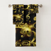 einzigartige, schöne, farbenfrohe, gemalte Muster Badhandtuch Set (Insitu)