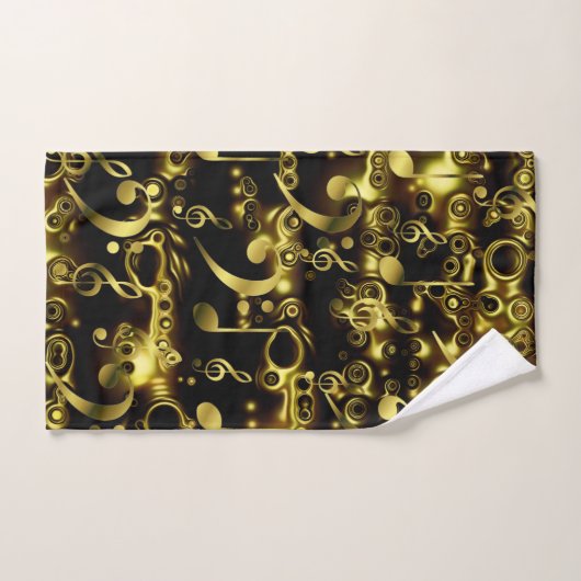 einzigartige, schöne, farbenfrohe, gemalte Muster Badhandtuch Set (Handtuch)