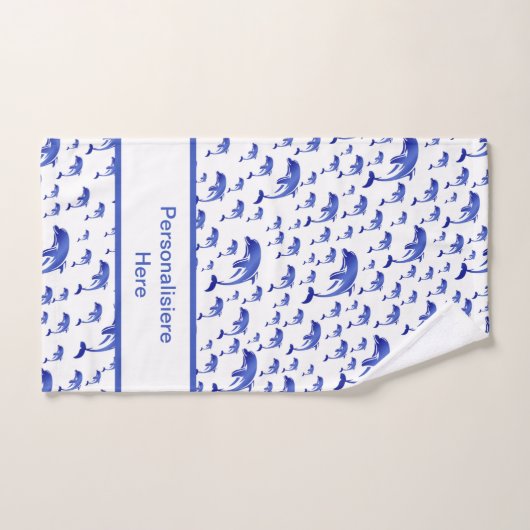 einzigartige, schöne, farbenfrohe, gemalte Muster Badhandtuch Set (Handtuch)