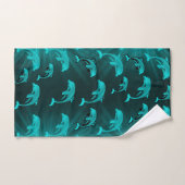 einzigartige, schöne, farbenfrohe, gemalte Muster Badhandtuch Set (Handtuch)