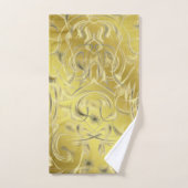 einzigartige, schöne, farbenfrohe, gemalte Muster Badhandtuch Set (Handtuch)