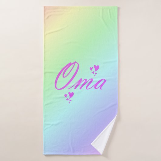 einzigartige, schöne, farbenfrohe, gemalte Muster Badhandtuch Set (Badehandtuch)