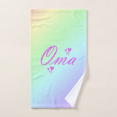 einzigartige, schöne, farbenfrohe, gemalte Muster Badhandtuch Set (Handtuch)