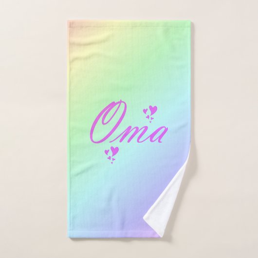 einzigartige, schöne, farbenfrohe, gemalte Muster Badhandtuch Set (Handtuch)