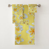 einzigartige, schöne, farbenfrohe, gemalte Muster Badhandtuch Set (Insitu)