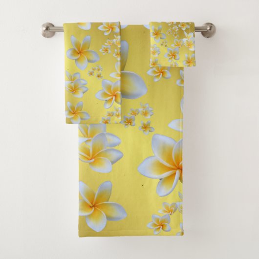 einzigartige, schöne, farbenfrohe, gemalte Muster Badhandtuch Set (Insitu)