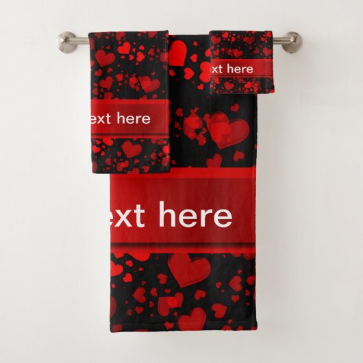 einzigartige, schöne, farbenfrohe, gemalte Muster Badhandtuch Set (Insitu)