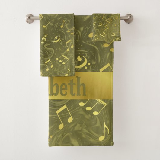 einzigartige, schöne, farbenfrohe, gemalte Muster Badhandtuch Set (Insitu)