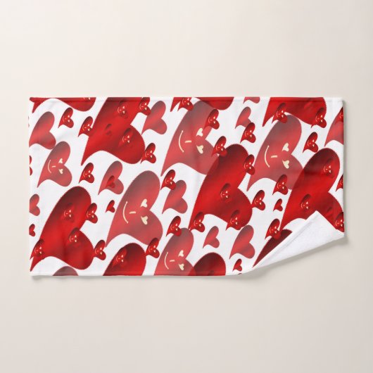 einzigartige, schöne, farbenfrohe, gemalte Muster Badhandtuch Set (Handtuch)