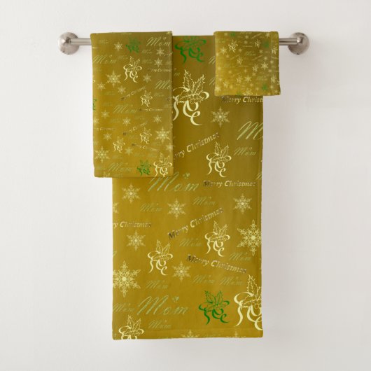 einzigartige, schöne, farbenfrohe, gemalte Muster Badhandtuch Set (Insitu)