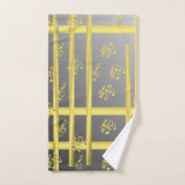 einzigartige, schöne, farbenfrohe, gemalte Muster Badhandtuch Set (Handtuch)