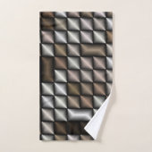 einzigartige, schöne, farbenfrohe, gemalte Muster Badhandtuch Set (Handtuch)