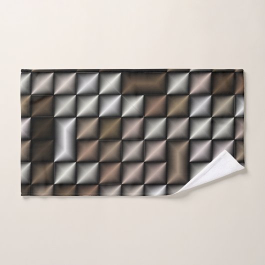 einzigartige, schöne, farbenfrohe, gemalte Muster Badhandtuch Set (Handtuch)