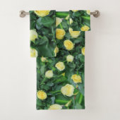 einzigartige, schöne, farbenfrohe, gemalte Muster Badhandtuch Set (Insitu)