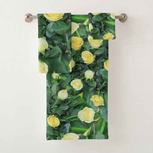 einzigartige, schöne, farbenfrohe, gemalte Muster Badhandtuch Set (Insitu)